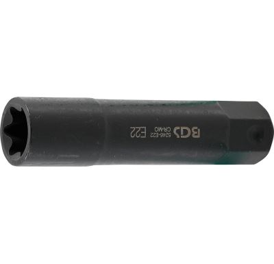 BGS Hlavice nástrčná úderová E-profil E 22 x 100 mm, 22 mm šestihran