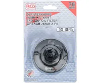 BGS Hlavice na povolování olejových filtrů 76 mm, 8 dřážek (3)