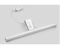 AQUALINE KRONAS LED svítidlo, 6W, 230V, 400x40x100mm, IP44, plast, chrom (3)