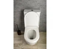 SAPHO TURKU WC kombi, zvýšený sedák, Rimless, spodní/zadní odpad, bílá (7)