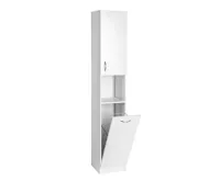 AQUALINE SIMPLEX ECO vysoká skříňka s košem 30x180x30cm (3)