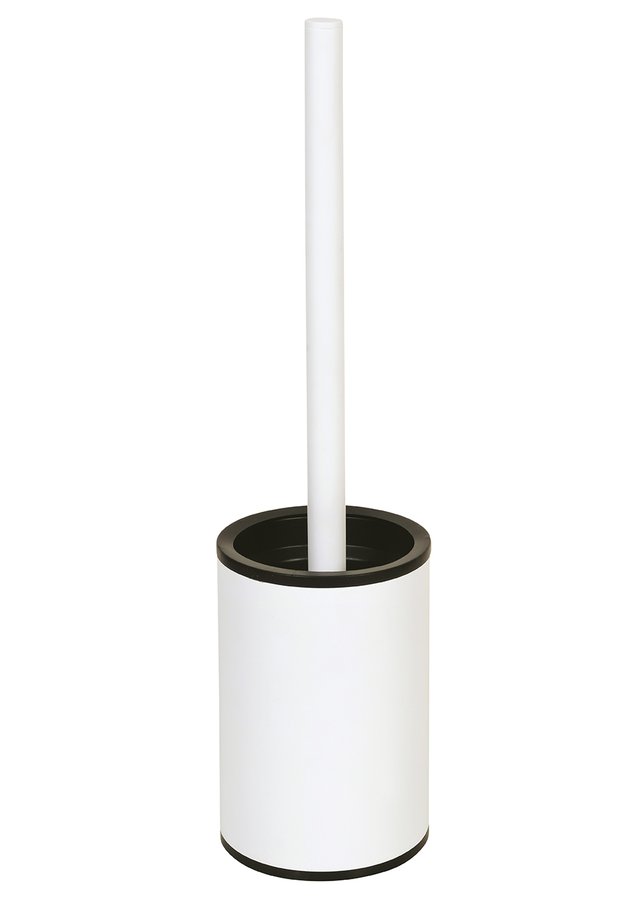 SAPHO X-ROUND WHITE WC štětka na postavení, bílá