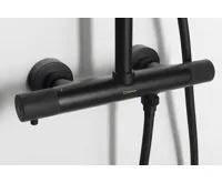 SAPHO SOLARIS sprchový sloup s termostatickou baterií, černá mat (7)