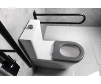SAPHO MEDIC WC kombi, zvýšený sedák, Rimless, spodní/zadní odpad, bílá (5)