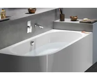 POLYSAN VIVA R MONOLITH asymetrická vana 180x75x60cm, bílá (6)