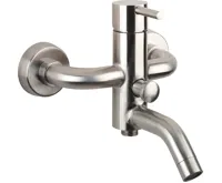 SAPHO MINIMAL nástěnná vanová baterie, nerez mat