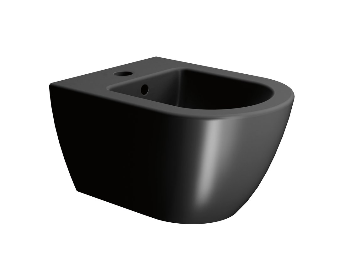 Gsi pura bidet závěsný 36x50cm, černá mat