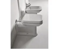 KERASAN WALDORF WC mísa stojící, 37x65cm, spodní/zadní odpad, bílá (7)