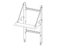 ROMOTOP nosná konstrukce pro krbovou vložku HEAT C 3g L 50.52.31.01(21)