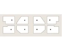 POLYSAN FLEXIA vanička z litého mramoru s možností úpravy rozměru, 90x90cm (5)