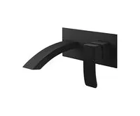 SAPHO GINKO podomítková umyvadlová baterie, černá mat (1)