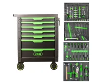 JBM Vozík montážní vybavený - 7 zásuvek - ZELENÝ - JBM 54389 JBM Vozík montážní vybavený - 7 zásuvek - ZELENÝ - JBM 54389