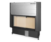 ROMOTOP Krbová vložka IMPRESSION 2G L 118.60.01, rovné s výsuvnými dvířky a dvojitým prosklením