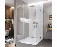 NOVEA Sprchový kout, čtverec, 90x90 cm, chrom ALU, sklo Čiré NOVEA Sprchový kout, čtverec, 90x90 cm, chrom ALU, sklo Čiré