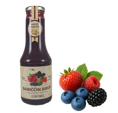 Nature NoTea s.r.o. Babiččin sirup Lesní směs 0,5l
