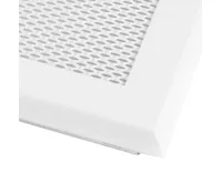 HS Flamingo Krbová mřížka 16x16 cm, bílá s žaluzií (1)