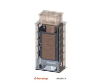 ROMOTOP Designový kachlový krb BARACCA 11 s kobkou (4)