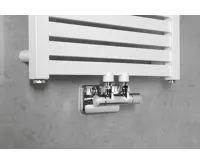 SAPHO TWIN připojovací sada ventilů pro středové připojení, chrom (5)