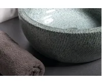 SAPHO PRIORI keramické umyvadlo na desku, Ø 42 cm, zelená (6)