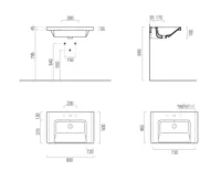 GSI NORM keramické umyvadlo 80x50cm, bílá ExtraGlaze (8)