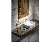 SAPHO DALMA keramické umyvadlo na desku, 48x38 cm, carrara (4)