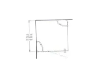 PROFI-RICH Sprchový kout obdélníkový 120x 90x190 chrom - sklo - point (1)