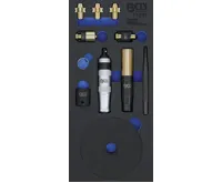 BGS Sada pro demontáž bezpečnostních šroubů ráfků, univerzální