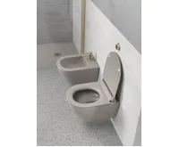 GSI PURA bidet závěsný 36x50cm, tortora mat (4)