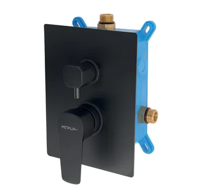 NOVASERVIS Podomítková baterie s boxem 2 vývody, METALIA 58 - BOX58051R,5