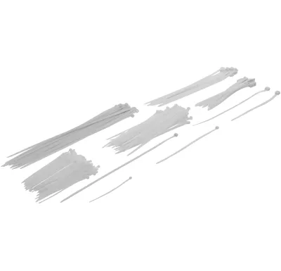 BGS Pásky vázací, bílé, 100 x 300 mm, 250 pcs.
