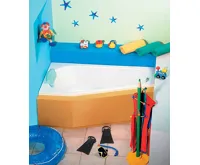 POLYSAN PROJEKTA L asymetrická vana 160x80x44cm, bílá (3)