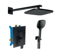 NOVASERVIS Sprchová sada podomítková ECO, černá - SADA58051R,5 NOVASERVIS Sprchová sada podomítková ECO, černá - SADA58051R,5
