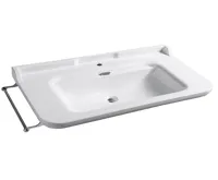 KERASAN WALDORF keramické umyvadlo 120x55cm, bílá (6)