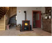 HS Flamingo Kachlová kamna FLAMINGO ® BALI, kachle hnědá (10)