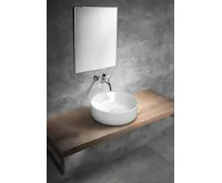 GSI KUBE X keramické umyvadlo na desku, průměr 45cm, bílá ExtraGlaze (9)