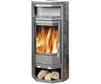 ABX Kiruna 8 Krbová kamna - šedý plech žula paradiso (vč.HD) | AKCE Zdravá láhev 0,7l