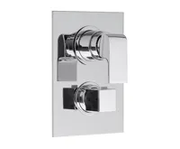 SAPHO DIMY podomítková sprchová termostatická baterie, 3 výstupy, chrom