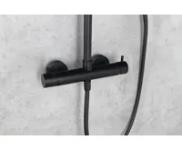 SAPHO MIA sprchový sloup s pákovou baterií, černá mat (6)