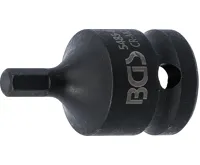 BGS Hlavice nástrčná  silová,  12,5 mm (1/2"), vnitřní šestihran6 mm