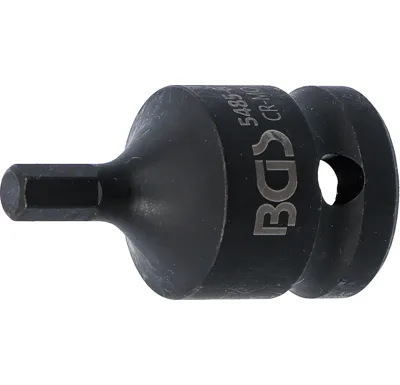 BGS Hlavice nástrčná  silová,  12,5 mm (1/2"), vnitřní šestihran6 mm