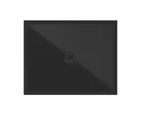 GSI Vaničkový sifon, průměr 90mm, DN40, nízký, krytka černá mat (2)