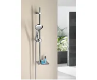 SAPHO BRIT sprchová souprava s poličkou, posuvný držák, 805mm, sprch. hadice 1500mm, chrom (4)