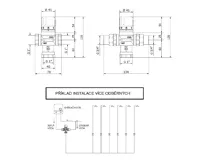 SAPHO Termostatický regulátor teploty vody, 1", pro 4 až 8 odběrných míst, chrom (2)