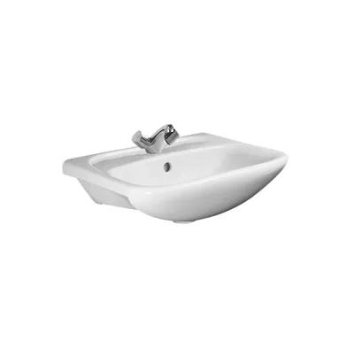 JIKA LYRAplus Umyvadlo 65 cm na desku, otvor pro baterii, bílá 814364