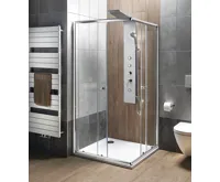 AQUALINE TUSA sprchový panel 200x1400mm, stříbrná (4)