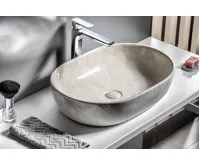 SAPHO DALMA keramické umyvadlo na desku, 59x42 cm, marfil (5)