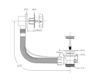 Vanový automat, chromovaný, kov/kov (1)