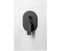 AQUALINE LOTTA podomítková sprchová baterie, 2 výstupy, černá mat (3)