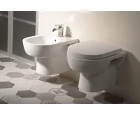 AQUALINE MODIS závěsná WC mísa, 36x52cm, bílá (3)