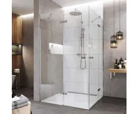 Sprchový kout, Novea, obdélník, 110x90 cm, chrom ALU, sklo Čiré